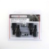VIS ANTIVOL NOIR CHROME 12X1.25 L37 4PCS+2 CLEFS AVEC NUMERO DE SERIE
