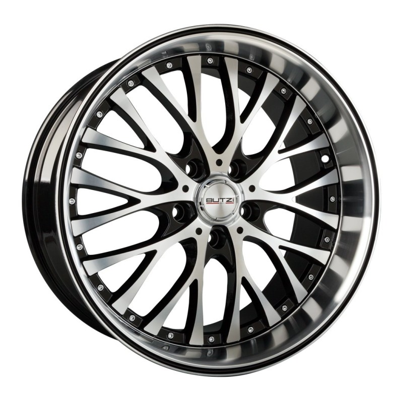 BUTZI GT-X NOIR FACE POLIE 8,5X20 5X112 ET40 CB73.1- FDS