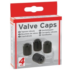 BOUCHONS DE VALVE PLASTIQUE STANDARD - BOITE DE 4U