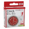 MONTRE ANALOGIQUE D.43MM FOND ROUGE BOITIER ALLIAGE