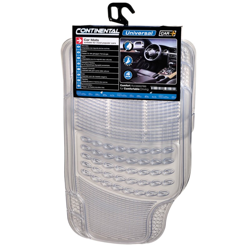 TAPIS DE SOL UNIVERSEL 4PCES TRANSPARENT
