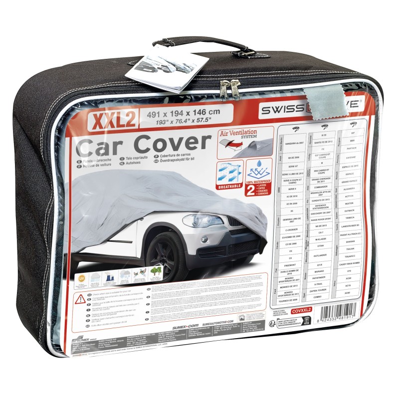 HOUSSE DE VOITURE XXL2 - 491X194X146CM