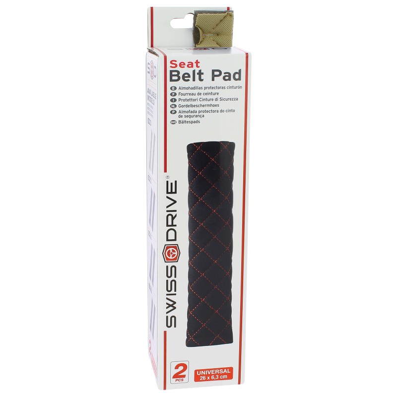 2 FOURREAUX PROTECTION DE CEINTURE SWISS DRIVE BEIGE SURP BEIGE - SCT