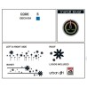 CAR DECO KIT URBAN GIRL-1 S BLEU - FDS