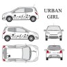 CAR DECO KIT URBAN GIRL-1 S NOIR - FDS