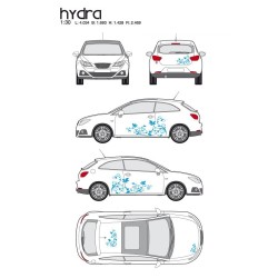 CAR DECO KIT HYDRA M BLEU - FDS