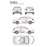 CAR DECO KIT HYDRA M ROUGE - FDS
