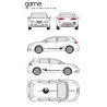 CAR DECO KIT GAMES M FULL COLOR - FDS
