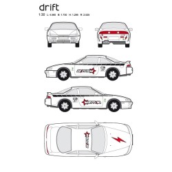 CAR DECO KIT DRIFT M FULL COLOR - FDS