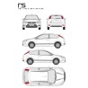 CAR DECO KIT RS M ARGENT - FDS