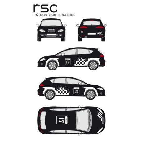CAR DECO KIT RSC M BLANC-FDS