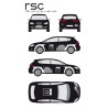 CAR DECO KIT RSC M BLANC-FDS