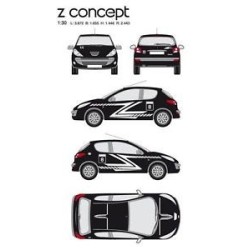 CAR DECO KIT Z CONCEPT S BLANC-FDS