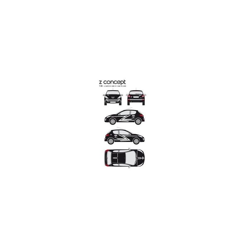 CAR DECO KIT Z CONCEPT S BLANC-FDS