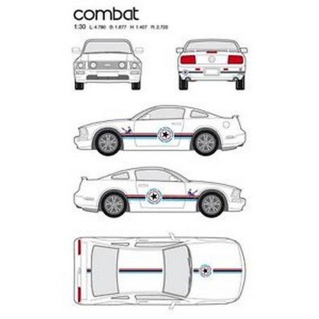 CAR DECO KIT COMBAT TAILLE S FULL COLOR-FDS