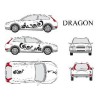 CAR DECO KIT DRAGON TAILLE S NOIR-FDS