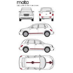 CAR DECO KIT MALTA TAILLE S FULL COLOR-FDS