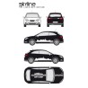 CAR DECO KIT SKYLINE TAILLE M BLANC-FDS