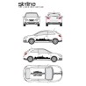 CAR DECO KIT SKYLINE TAILLE S NOIR-FDS
