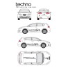 CAR DECO KIT TECHNO TAILLE M NOIR-FDS