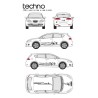 CAR DECO KIT TECHNO TAILLE S NOIR-FDS