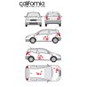 CAR DECO KIT CALIFORNIA TAILLE M ROUGE - FDS