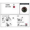 CAR DECO KIT CALIFORNIA TAILLE S ROUGE -FDS