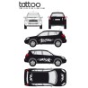 CAR DECO KIT TATOO TAILLE M BLANC-FDS