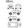 CAR DECO KIT TATOO TAILLE S NOIR-FDS