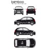 CAR DECO KIT BAMBOO TAILLE M BLANC-FDS