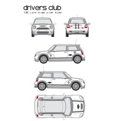 CAR DECO KIT DRIVERS CLUB TAILLE M NOIR-FDS