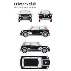 CAR DECO KIT DRIVERS CLUB TAILLE S BLANC-FDS