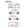 CAR DECO KIT IKEBANA TAILLE M ROSE-FDS