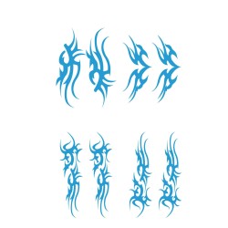 CAR DECO ELEMENT TRIBAL BLEU - FDS