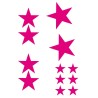 CAR DECO ELEMENT STARS ROSE - FDS
