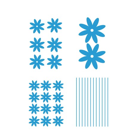 CAR DECO ELEMENT URBAN GIRLBLEU -FDS
