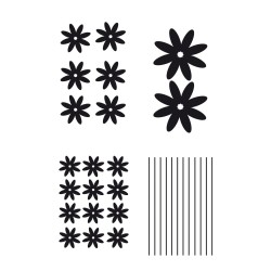 CAR DECO ELEMENT URBAN GIRL NOIR -FDS