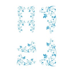 CAR DECO ELEMENT HYDRA BLEU - FDS