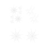 CAR DECO ELEMENT SPIDER BLANC -FDS
