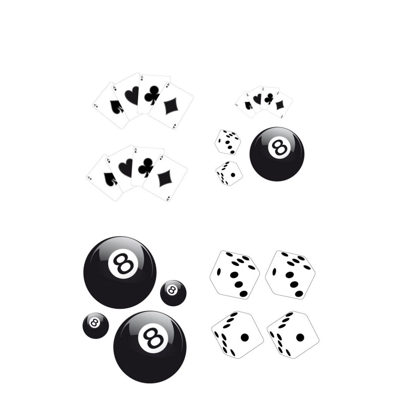 CAR DECO ELEMENT GAMES FULL COLOR -FDS