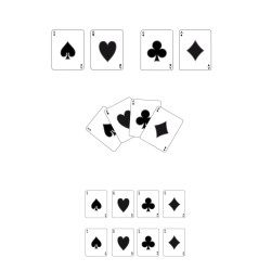 CAR DECO ELEMENT POKER FULL COLOR - FDS