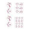CAR DECO ELEMENT DADOS ROUGE -FDS