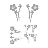 CAR DECO ELEMENT IKABANA GRIS -FDS