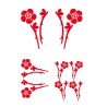 CAR DECO ELEMENT IKABANA ROUGE -FDS