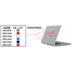 CAR DECO PCES PORTABLE CORAZONES BLANC -FDS