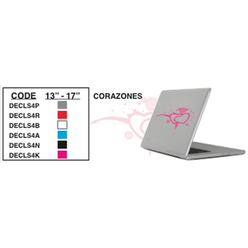 CAR DECO PCES PORTABLE CORAZONES BLANC -FDS