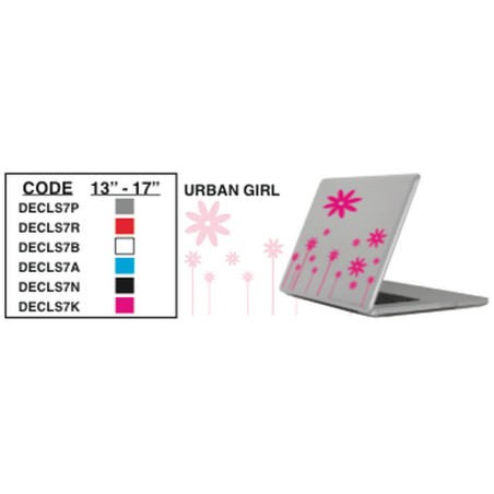 CAR DECO PCES PORTABLE URBAN GIRL GRIS -FDS