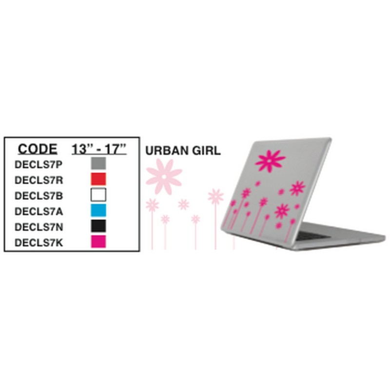 CAR DECO PCES PORTABLE URBAN GIRL ROUGE -FDS