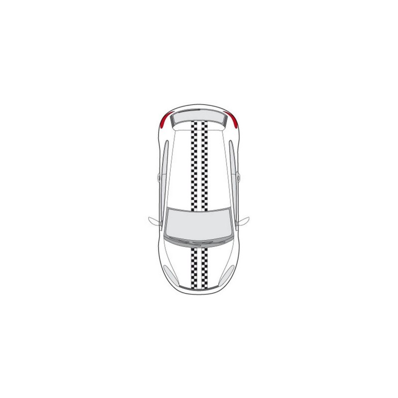 CAR DECO RACING BANDES FULL COLOR -FDS