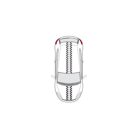CAR DECO RACING BANDES FULL COLOR -FDS